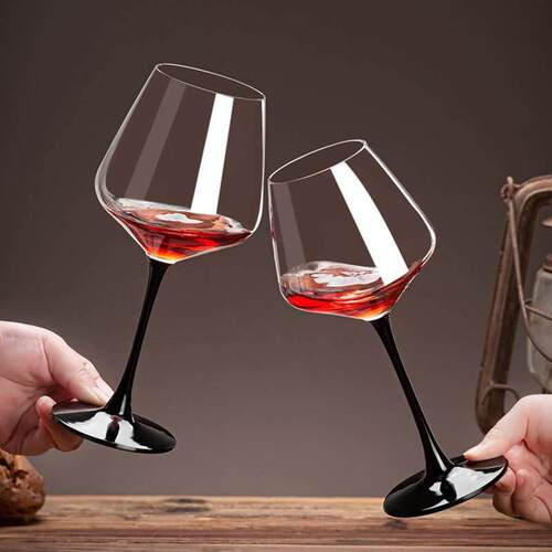 Crystal red wine glass set elegant wine glasses Goblet红酒杯