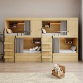 学生公寓柜床上床下桌高低组合铁架床衣书桌单人ZFLD 001舍宿带床