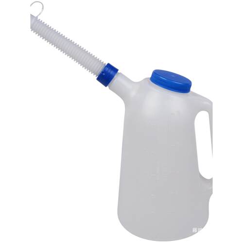 塑料加油壶塑料注油壶带刻度车船用油壶机油壶2L 3L机油加注壶