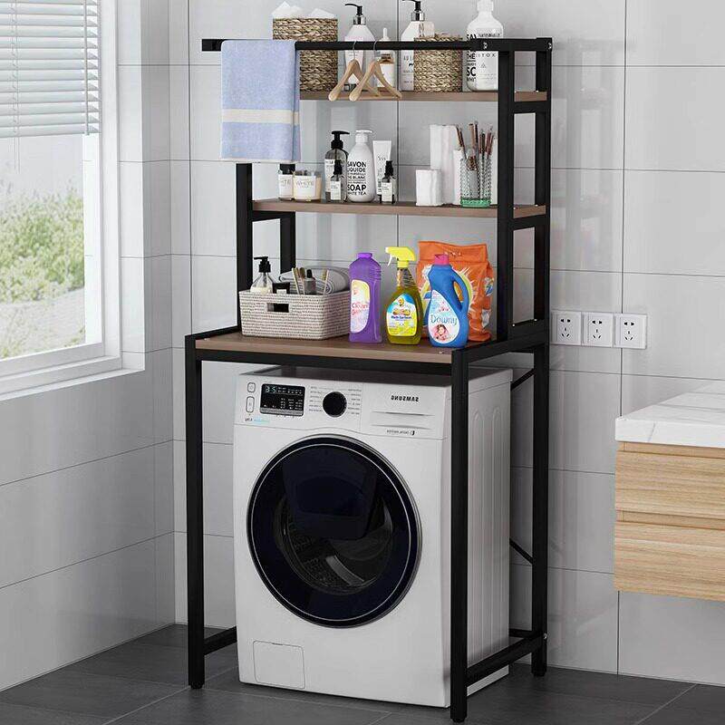 Over the Washer Dryer Storage Shelf Laundry Room Drying Rack