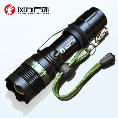 风外行户强光手电筒 Z6 Q5 L2 机械旋转变焦180充Z6防水 t6 1685