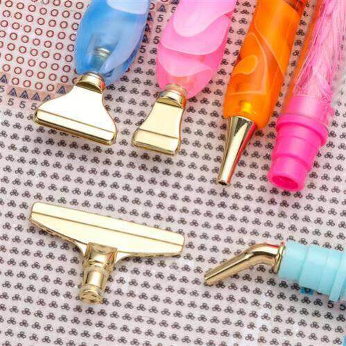 7Pcs/Set Resin Diamond Painting Pen Eco-friendly Alloy Repla