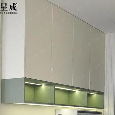 现代简约静电喷粉柜门环保防水防潮耐刮厨房橱柜
