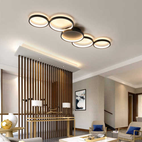 2023新款吸顶灯简约led现代房间灯具个性圆形卧室灯书房客灯饰