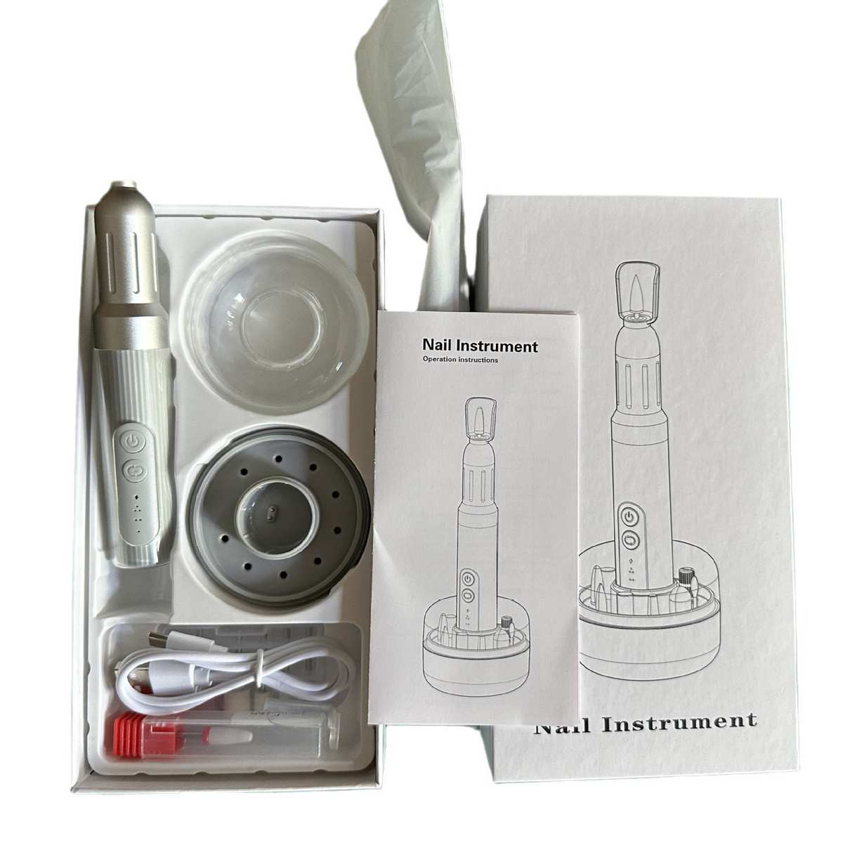 便携式指甲抛光电动指甲打磨机无线迷你指甲钻专业美甲抛光磨甲机