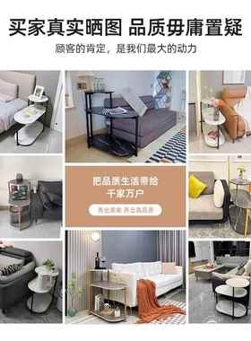 沙发边几轻边柜侧边柜客桌用厅小茶奢几小子置物架简易89331家床