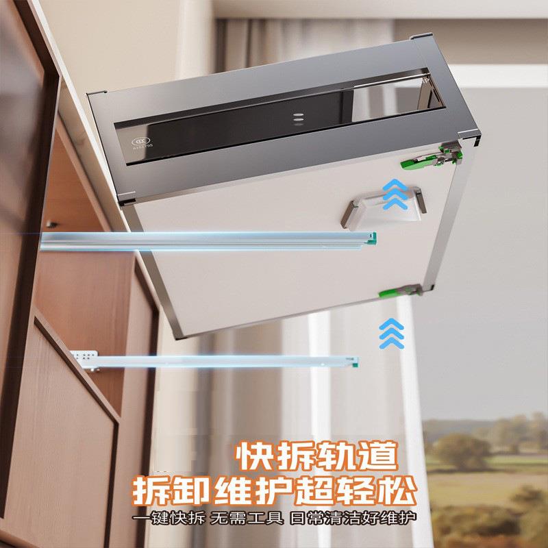升级拉篮厨房橱柜抽屉式双层碗篮304不锈钢厨柜抽拉式碗碟架碗柜