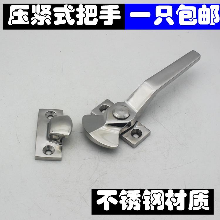 不锈钢把手 SBJ305工业旋转拉手 压紧把手 烤箱设备门把手门扣锁