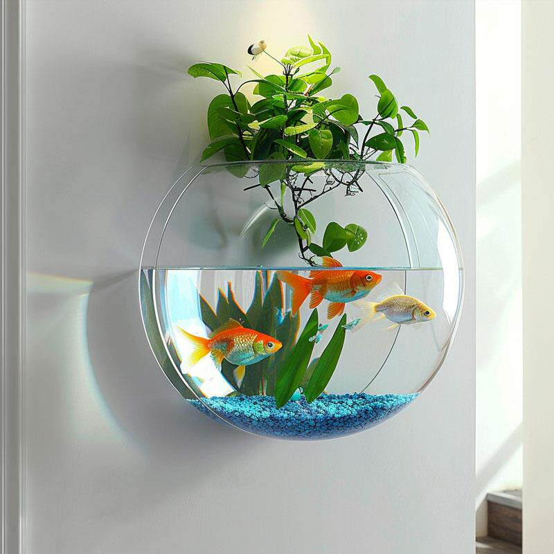 壁挂水培花瓶墙壁壁挂式花盆挂饰鱼缸墙挂挂墙绿箩卧室墙面装饰挂