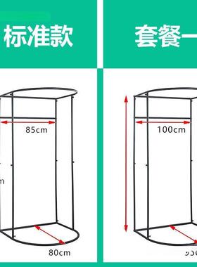 服装店商场门帘布试衣间简易移动换衣间临时可拆卸展示架子辛集