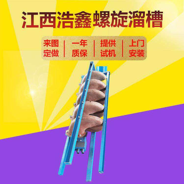 旋转5LL-900玻槽璃钢槽煤泥选矿螺旋L溜5L-900尾矿水洗螺旋溜溜槽