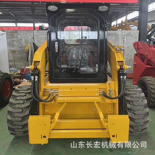 多功能铲车养殖农用多功能推土机JC120型四驱铲车站立滑移装载机