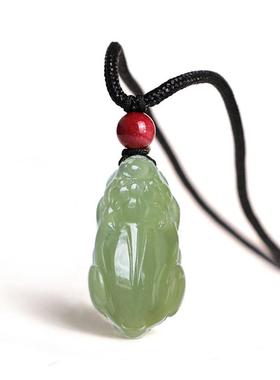 小红薯爆款天然和田玉貔貅吊坠高货新中式饰品吊坠南阳和田玉