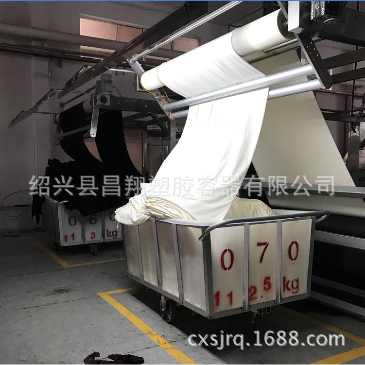 萧山直供印染推布车K-1200L可选脚轮内胆滚塑牛筋方桶水箱塑料