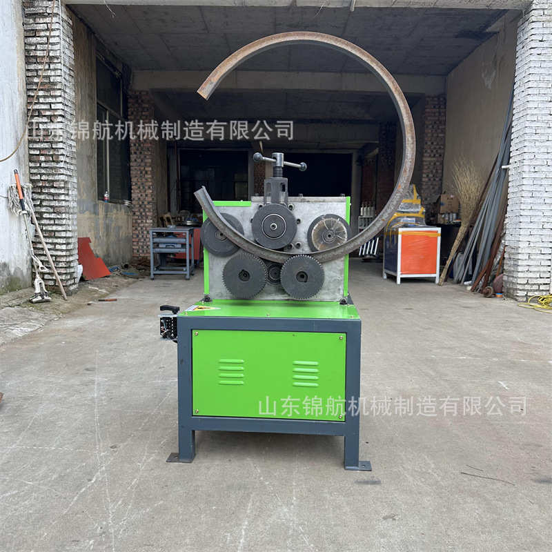 电动一次成型角铁槽钢弯弧机 钢管方钢弯管机电动扁铁角铁折弯机