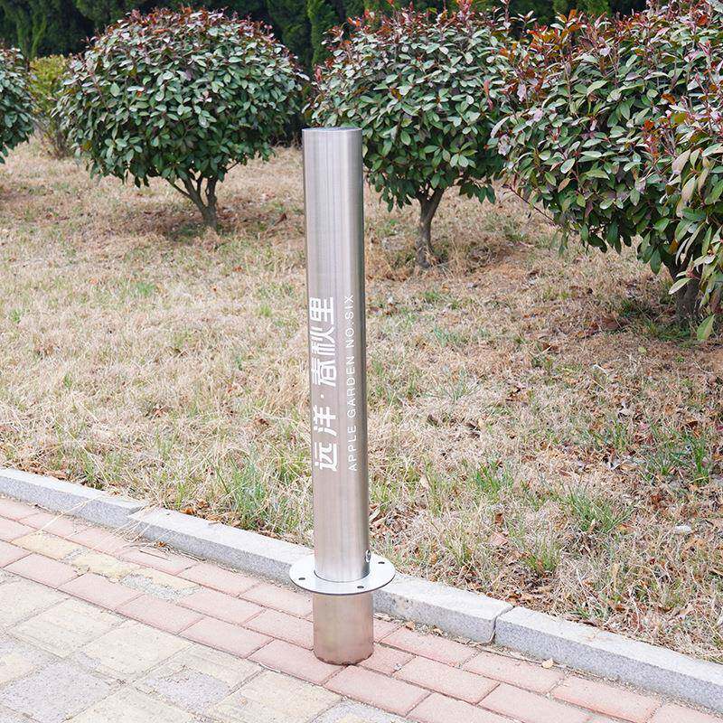 不锈钢路桩预埋挡车交通道路警示柱学校停车场商场广场隔离路障