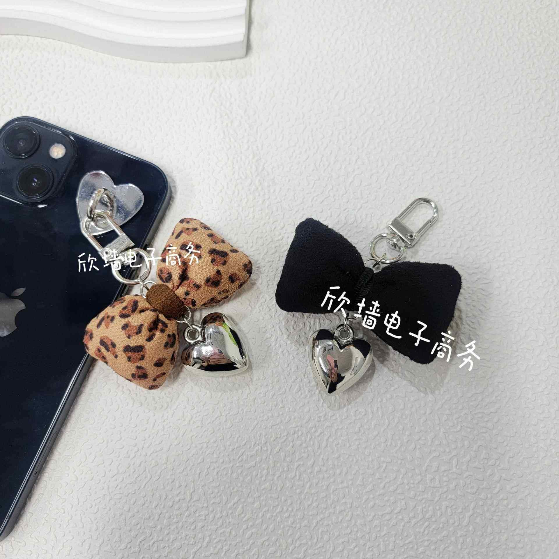 日系古早小挂件装饰包包日韩个性豹纹蝴蝶结手机挂件包包配饰可爱,节庆用品/礼品,钥匙扣,淘宝优惠券,粉丝福利购,淘宝优惠卷