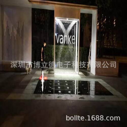 花园喷泉泉水景喷雾工881程装厂互动感应喷制作安安家装户外广场