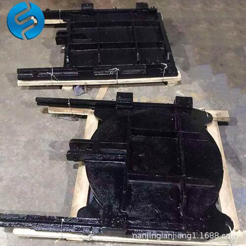 铸铁闸门厂家直销 手动启闭机 手电两用铸铁镶铜闸门
