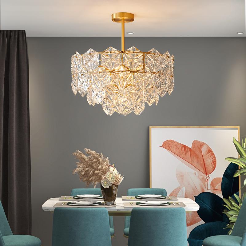 计师后现代全铜吊灯端928板房展厅玻璃灯全样铜高客厅餐厅轻奢吊