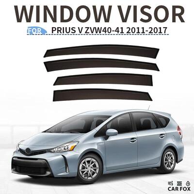 适用于丰田普锐斯V Prius V Window visor车窗晴雨挡雨遮阳板雨眉