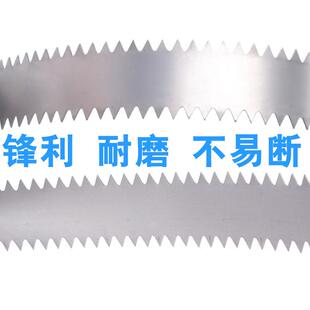 双面齿三角直齿带锯条7300切割岩棉裁条EPC泡沫锯片V边形锯齿刀带