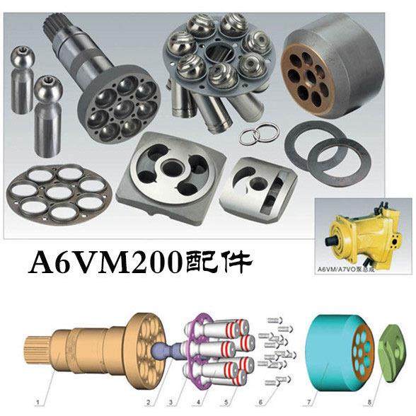 Rexroth力士乐液压马达配件A6VM200中心杆旋转柱塞泵珠三角维修