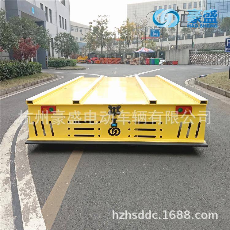豪盛智能寻迹定点工位电动无轨平板车转运车重型重载AGV