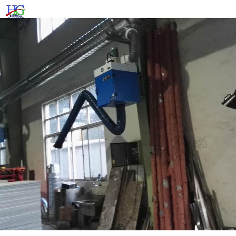 壁挂式焊烟净化器 工业电焊氩弧焊除烟器 双臂烟雾自动除尘设备