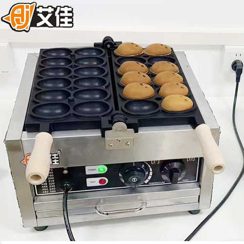 艾佳 商用笑脸鸡蛋仔机 微笑鸡蛋烧机 电热爆浆蛋仔烧机可订110V