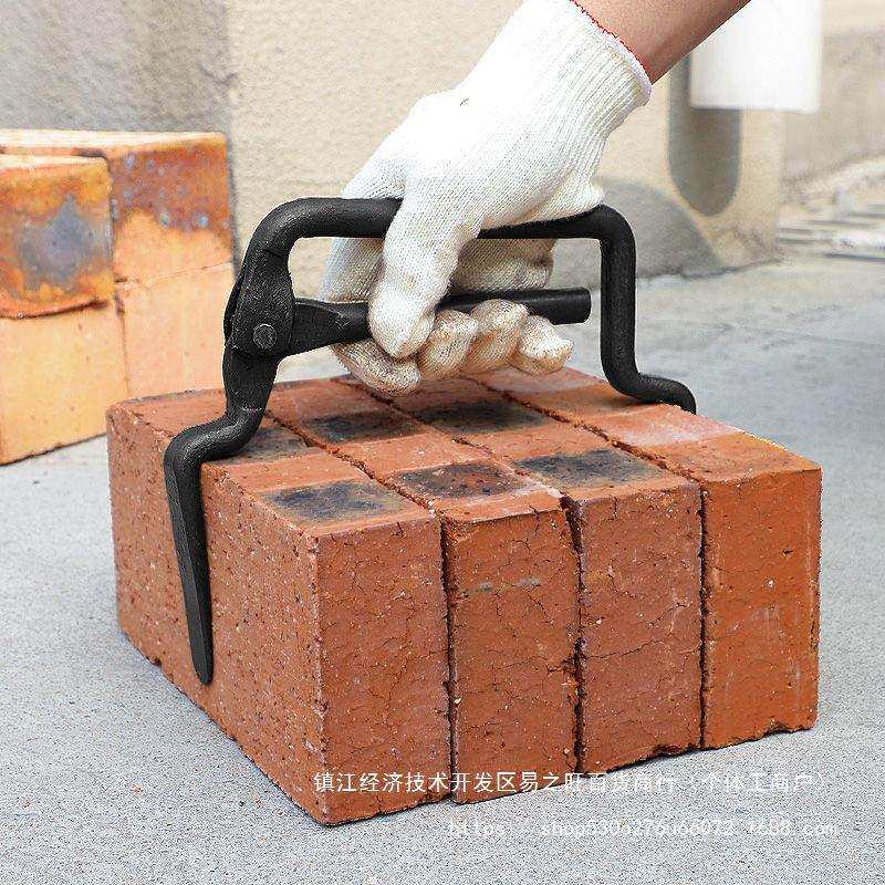 砖夹子红砖钳子大号加粗大力可调多功能搬砖神器钳工具提砖夹