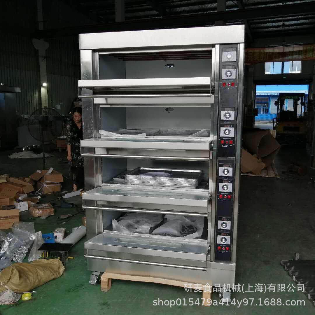 4层盘烘焙烤箱 面包房烘设备炊事设焙8备 大型WMV烤包面机披萨烤