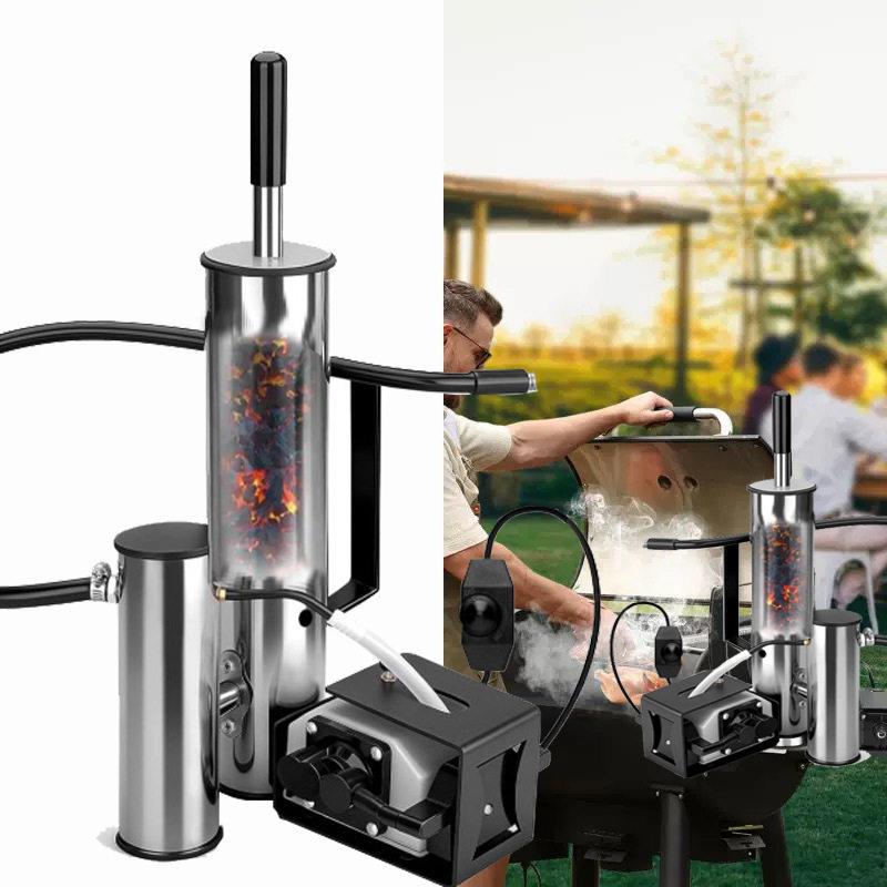 用于烟熏炉的烟管,带气泵的烟雾发生器 - 持续喷射烟雾