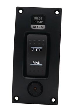 新品船舶游艇12-24V舱底泵开关带警报85db蜂鸣器低压开关