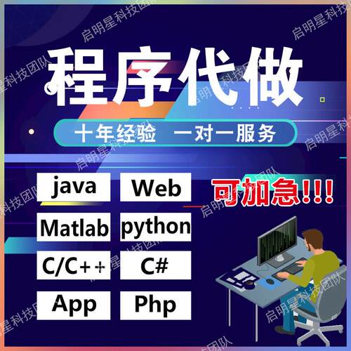 计算机python代码代做java开发c/c++程序编程R语言qt编写web系统