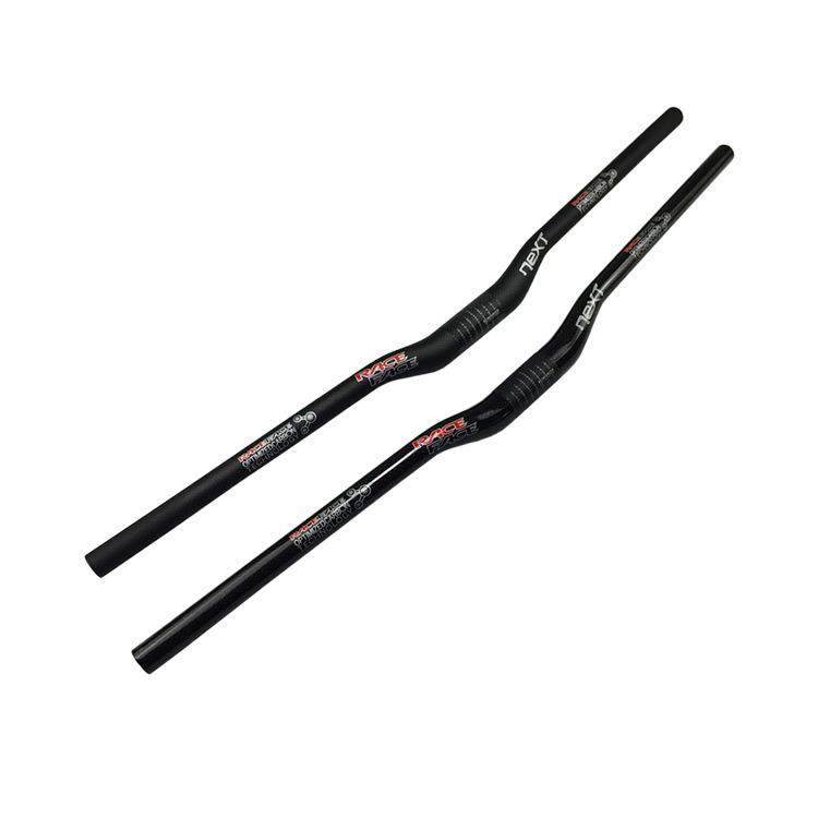 车把横配件碳纤维山地车燕把直把3k格子碳布纹自行车把31.8mm