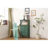 高档欧实木头床北柜小户型复抽古屉式 收纳储物柜斗柜橱窗展示柜置