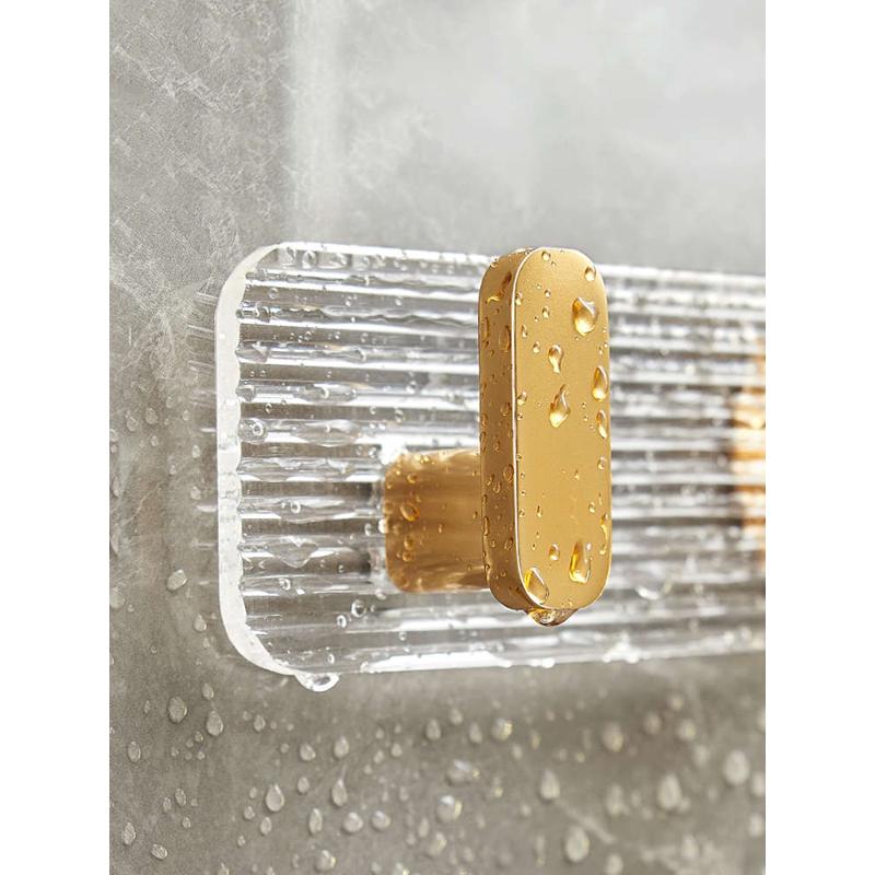 轻奢挂钩亚克力免打孔壁挂浴室卧室门后墙上玄关排钩挂衣服卫生间