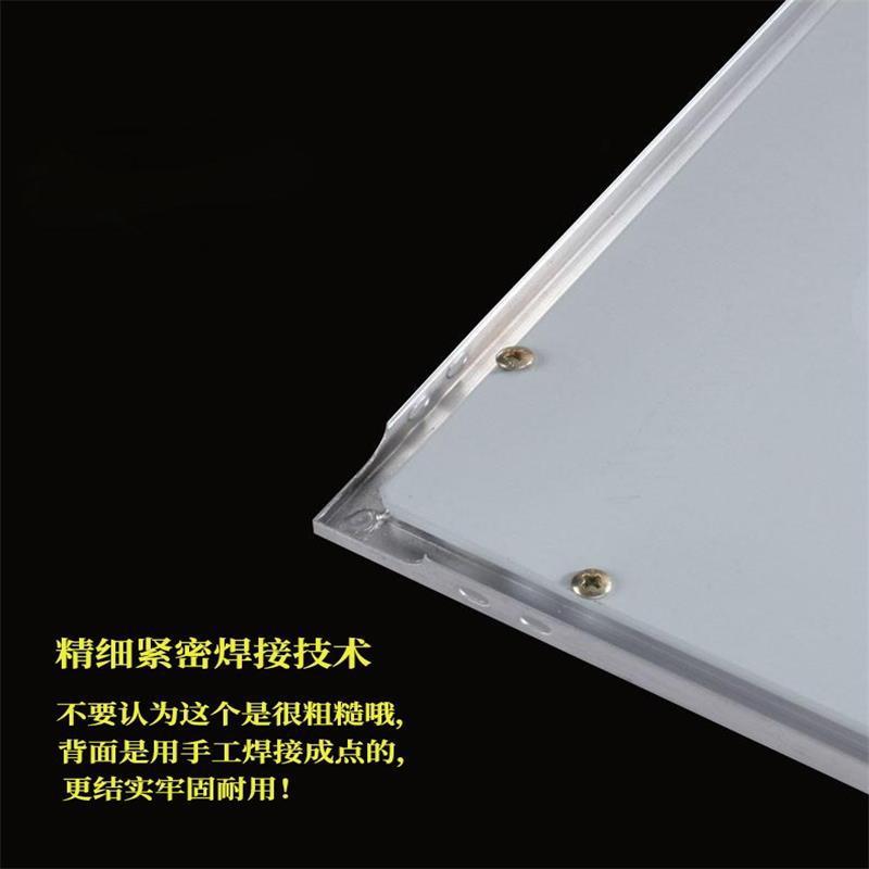新款直销led侧发光集成吊顶平板灯600600铝扣板灯办公室厨卫嵌入