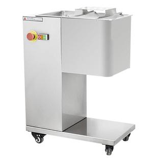 钢立式 商用自动大功ZNG率不锈切片机 全切肉 小型单芳口切肉机 元