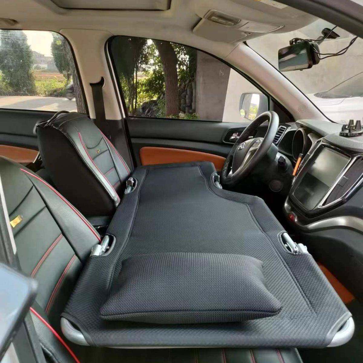 车载折叠床 前排旅行睡垫 SUV轿车货车睡觉车内通用非充气