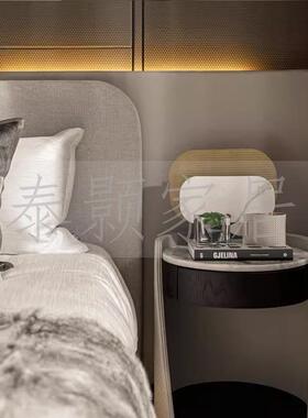 现代飘简约JJ软花装配套装样板房卧搭室床头柜窗相框艺香薰摆件套