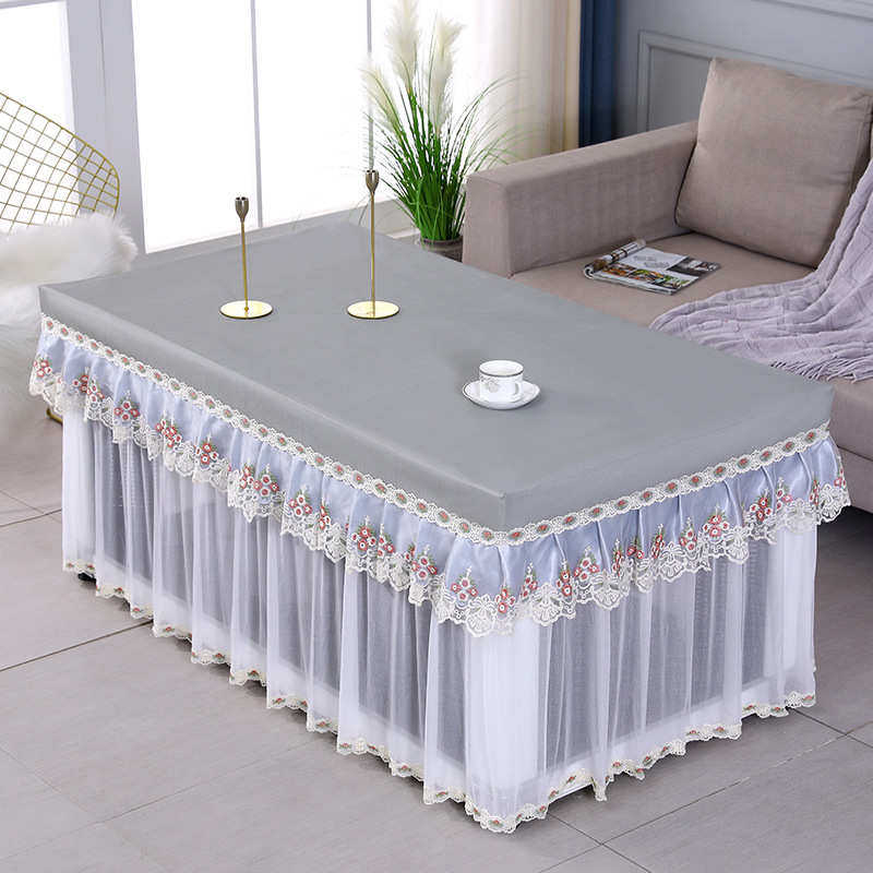 茶几桌布长方形轻奢高级感餐厅桌布拉丝布纹刺绣分体垂纱茶几罩,居家布艺,椅套/椅垫,淘宝优惠券,粉丝福利购,淘宝优惠卷