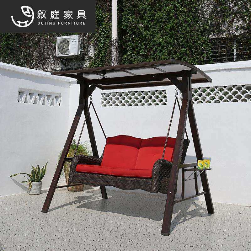 户外秋千庭院吊篮吊椅儿童成人别墅露台休闲荡秋千单双人拍摄道具