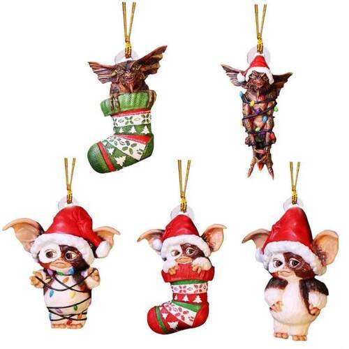 Christmas Greml Santa Hat Hanging Christmas Tree Decoration