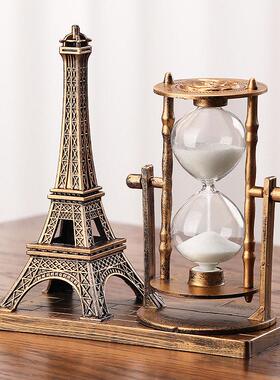 北欧现代轻奢创意个性沙漏计时器办公室桌面小摆件客厅家居装饰品
