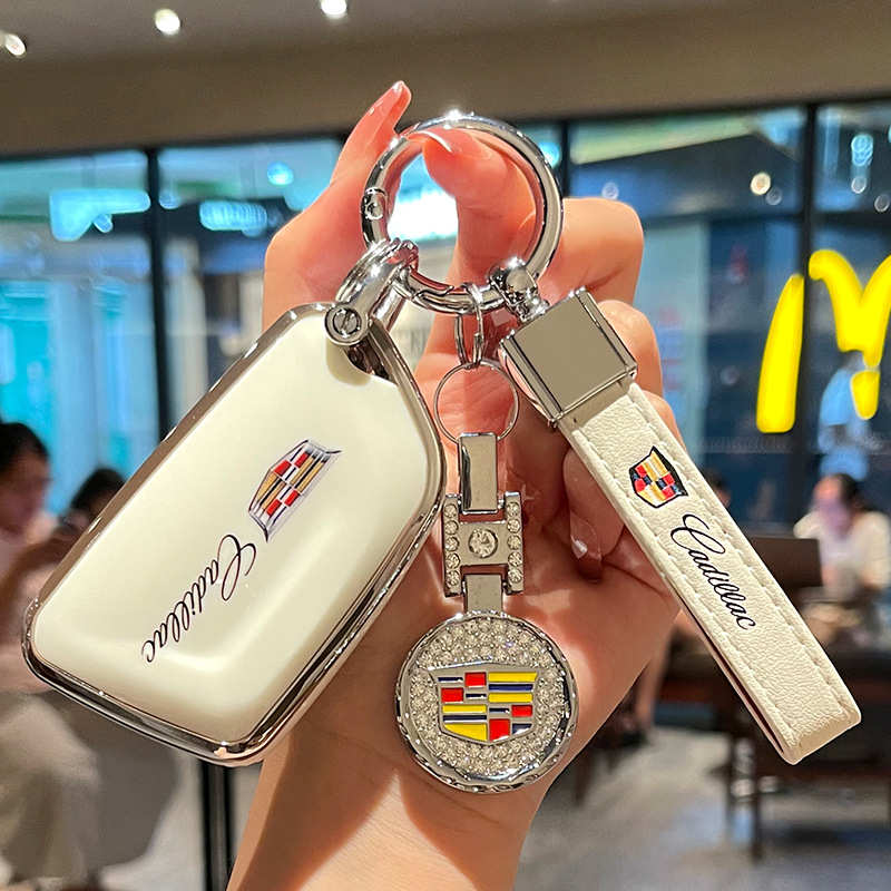 适用凯迪拉克xt5钥匙套ct5/xt4/xt6/ct6/xts扣全包TPU保护壳包扣