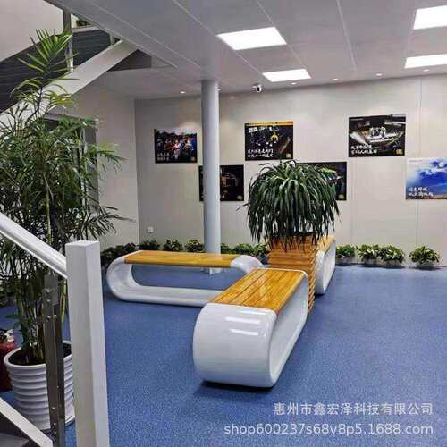 玻璃钢座椅商场户外等候椅公共长坐凳售楼部休闲座椅广场特色坐凳