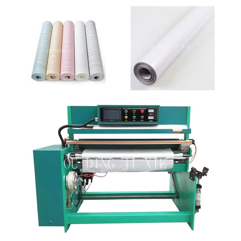 生产防油贴纸复卷设备透明膜自粘壁纸复卷机出租房装修墙纸设备