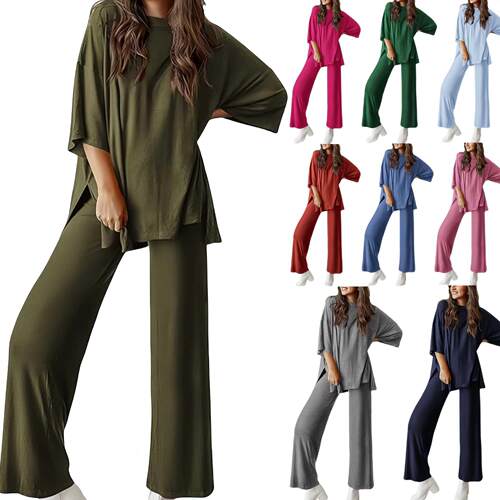 Women's Summer Outfit Lounge two piece set Loose Tracksuits